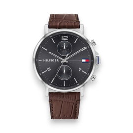 Zegarek męski Tommy Hilfiger Daniel 1710416 na brązowym pasku